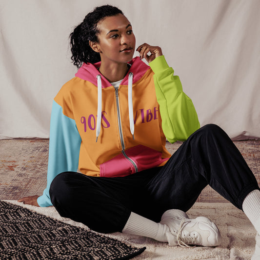 90'S VIBE Unisex zip hoodie