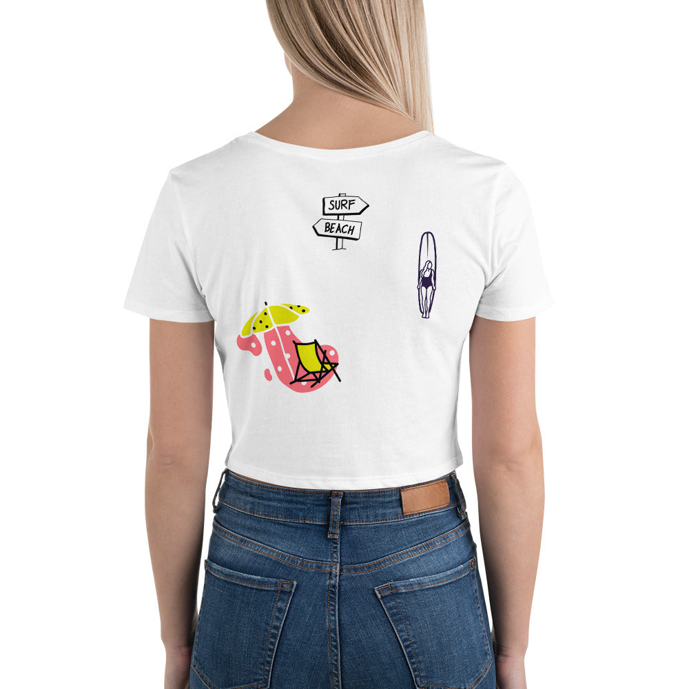 FUN IN THE SUN Women’s Crop Tee